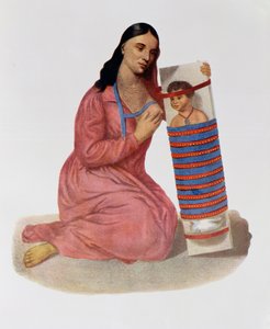 Chippeway Mother and Child, 1826, illustration från 