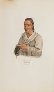 KE-WA-DIN eller Nordvinden; En Chippewayhövding, från The Aboriginal Portfolio