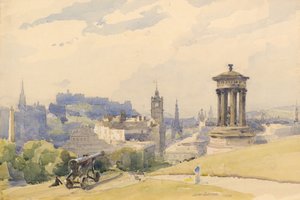 Edinburgh från Calton Hill