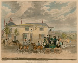Utsikt över Highgate Road av James Pollard