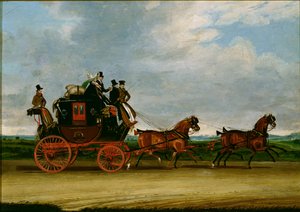 The Dover till London Mail av James Pollard