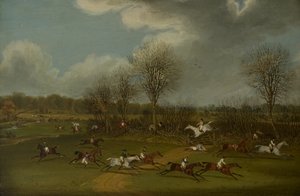 St Albans Grand Steeplechase den 8 mars 1832, 1832-33 av James Pollard
