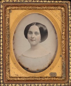 Porträtt av en kvinna,ca. 1850 (foto) av James Presley Ball