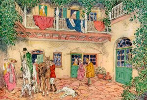 The Haunted House, New Orleans, Louisiana, USA, c1700-talet 1921.