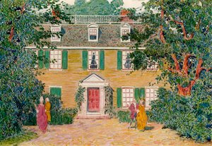 The Quincy House, New England, USA, c1700-talet 1921.