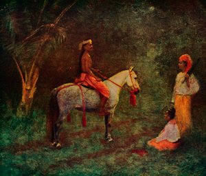En burmesisk ryttare, 1913 av James Raeburn Middleton