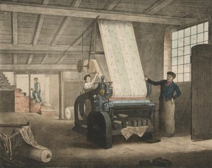 Tryckning, Progress of Cotton nr 12, pub. 1840