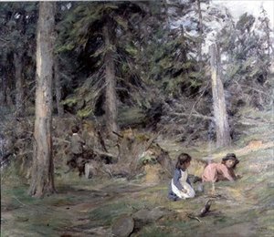 Runt en lägereld av James Riddel