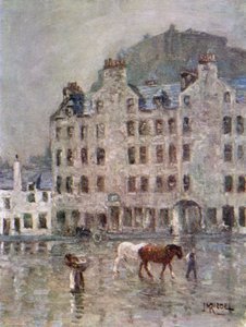 White Hart Inn, Grassmarket av James Riddel