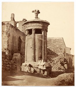 ”Lysikrates koragiska monument” [Aten. Lysikratesmonumentet] av James Robertson