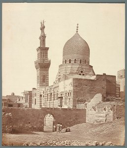Egypten. Kairo. Religiöst gravkomplex för den mamlukiske emiren Kani Bey Ar-Rammah (1503) av James Robertson
