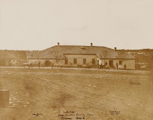 North View Head Quarters English Army, ca 1855 (foto) av James Robertson