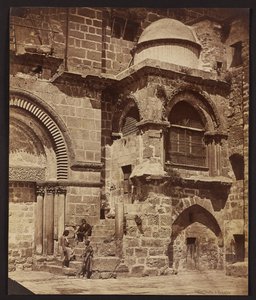 Förhallen till Heliga gravens kyrka, Jerusalem [Jerusalem. Heliga gravens kyrka - frankernas kapell] av James Robertson