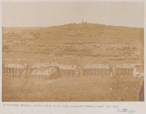 Utsikt från Mamelon mot Malakhov, 1855 av James Robertson
