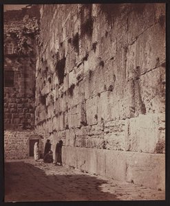 Judarnas klagomur [Jerusalem. Klagomuren (Västra muren)] av James Robertson
