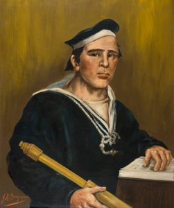 Robert Annan (1834-1867) (olja ombord) av James Ross Burgoyne