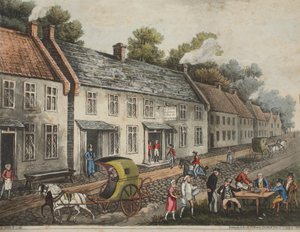 Högkvarter för hertigen av Wellington, i byn Waterloo