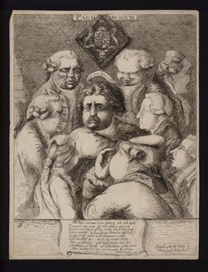 Pandemonium: satir över den politiska instabiliteten i Storbritannien efter Fox-North-koalitionens fall och dess ersättning med William Pitt den yngres regering, 1784