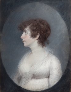 Lady Wilmot (pastell på grått papper)