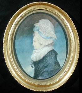 Mrs Thrale (pastell på papper) av James Sharples