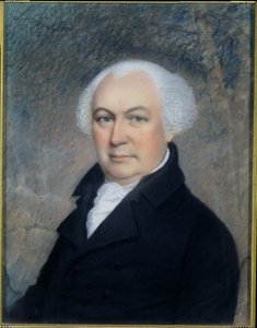 Porträtt av Gouverneur Morris (1752-1816) (olja på duk) av James Sharples