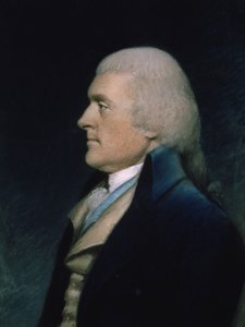 Thomas Jefferson (1743-1826) c.1797 (pastell på papper) av James Sharples