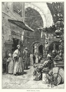 Brass Bazaar, Kairo (gravyr)