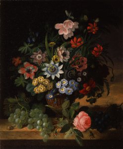 Blommor och frukt, 1827