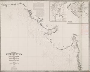 Västra Indiens kust från Bombay till Karachi, huvudsakligen sammanställd utifrån de undersökningar som gjorts på uppdrag av det ärevördiga Ostindiska kompaniet