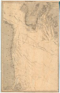 Englands östkust. Blad 1, slutet av 1800-talet (tryck)