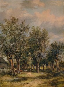 A Lane nära Norwich, c1837 av James Stark