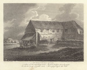 Robert Bloomfield, poet: The Place Farm, nära Thetford (gravyr)