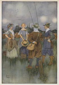 Illustration för The Compleat Angler av Izaak Walton