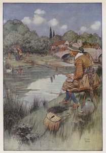 Illustration för The Compleat Angler av Izaak Walton