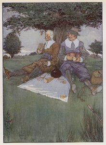 Illustration för The Compleat Angler av Izaak Walton