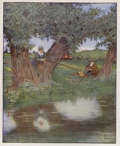 Illustration för The Compleat Angler av Izaak Walton