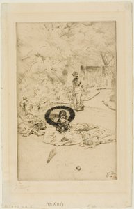 En trädgårdsfest för barn av James Tissot