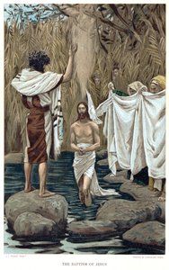 Jesu dop av Johannes Döparen, c1890