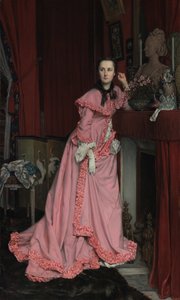 Porträtt av markisinnan de Miramon, född Thérèse Feuillant av James Tissot