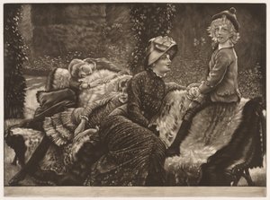 Trädgårdsbänken av James Tissot