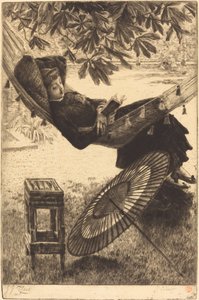 Hängmattan Le hamac, 1880. av James Tissot