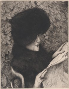 Tidningen, 1883. av James Tissot