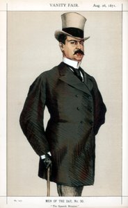 Den spanske ministern, 1871. av James Jacques Joseph Tissot