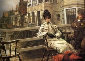 I väntan på färjan II av James Tissot