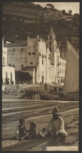 Positano - småbåtshamn av James W. Holcombe