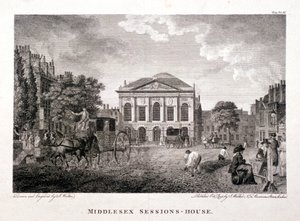 Clerkenwell Green, Finsbury, London, 1796 av James Walker