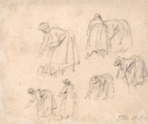 Figurstudier: Kvinnor som arbetar av James Ward