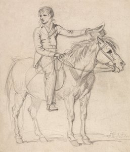 Lord Stanhope (senare earl av Chesterfield) som pojke, ridande på en ponny av James Ward