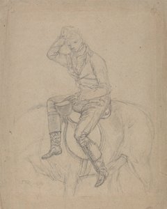 Sir Charles Blunt vid vildsvinets död: en studie till en av fyra målningar av Ward utförd 1815 av James Ward