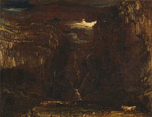 Skiss för "Gordale Scar av James Ward